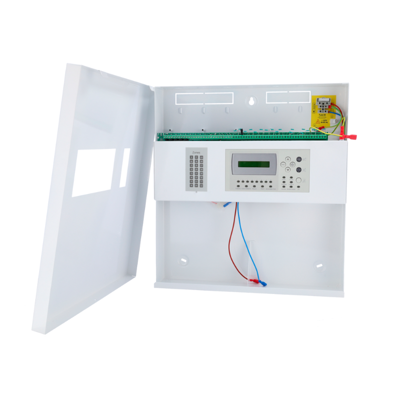 DMTECH FP9000-16 Centrale d'Alarme Incendie 16 Zones avec Afficheur LCD –  Certifiée EN54