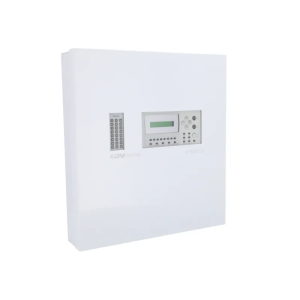 Centrale d'alarme incendie DMTECH FP9000-32 avec 32 zones, certifiée EN54, écran LCD, détection fiable, sirène intégrée et communication RS485 ou LAN.