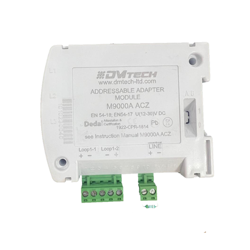 Module Adressable  pour Zone Conventionnelle | 1 Sortie, 1 Entrée, DMTech M9000A-ACZ
