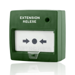 D9000 MCP-G – Bouton Réarmable Extinction Manuelle DMTech Vert