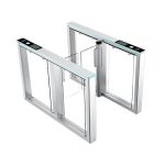 comet-s1200 : une porte rapide multi-identifiants innovante dotée d'un design élégant et transparent qui s'intègre parfaitement dans les environnements d'entreprise. Disponibles en versions à voie unique et à double battant, ces portillons combinent des fonctionnalités avancées avec un châssis léger mais robuste en alliage d'aluminium moulé distinctif. Ils offrent un éclairage ambiant personnalisable avec 7 couleurs RVB et sont conçus pour une installation facile. La série Comet révolutionne la reconnaissance faciale avec huit options de sous-comptage et un objectif ultra grand angle, garantissant des performances optimales pour les personnes de
