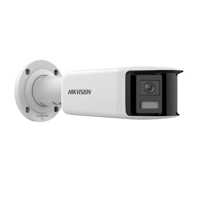 Caméra IP panoramique Vue 180° 6MP fixe AcuSense Avec technologie DarkFighter HIKVISION DS-2CD2T66G2P-ISU/SL