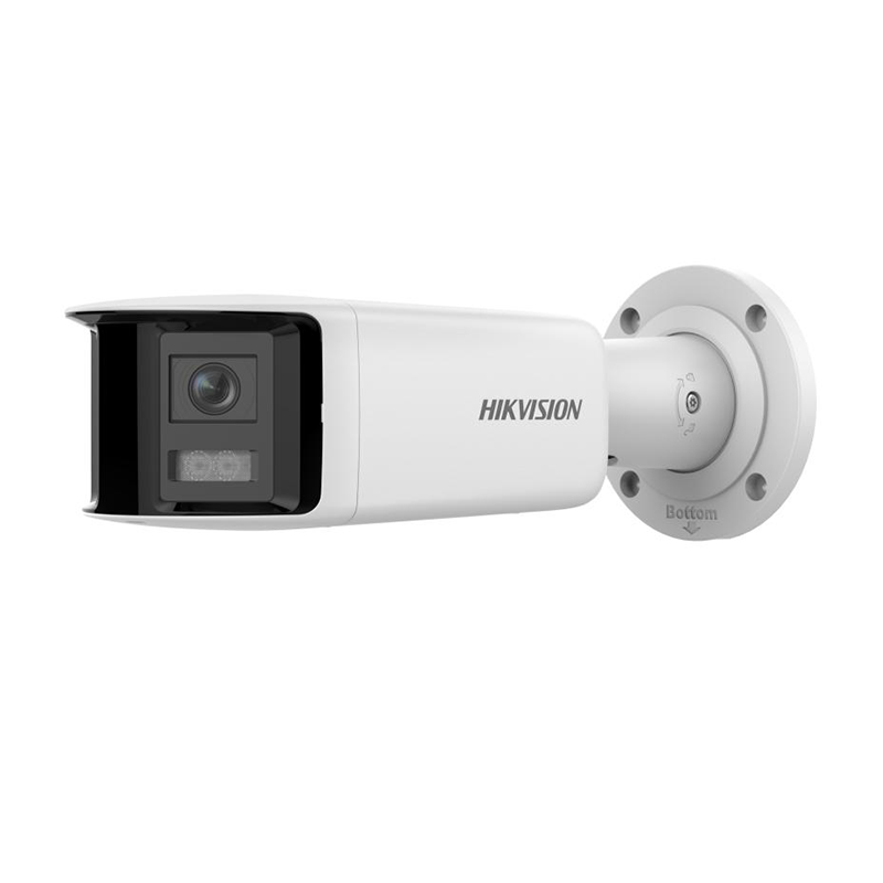 Caméra IP panoramique Vue 180° 6MP fixe AcuSense Avec technologie DarkFighter HIKVISION DS-2CD2T66G2P-ISU/SL