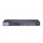 DS-3E0526P-E/M : Switch 24 Port Gigabit 2PORTE SFP Unmanaged POE - HIKVISION