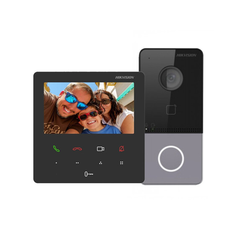 DS-KIS606-P :Kit videophone IP interphone 2MP Connect par application telephone - HIKVISION