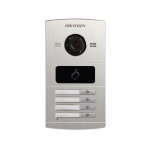 Platine de rue 4 boutons IP Hikvision DS-KV8402-IM