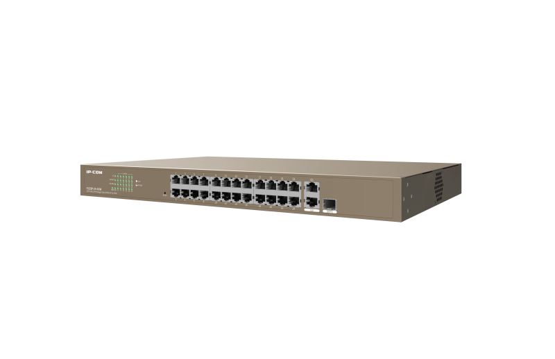 Switch 24FE+2GE/1SFP avec PoE 24 ports