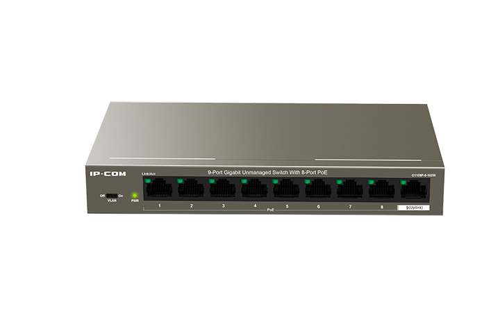 G1109P-8-102W Commutateur Gigabit non géré à 9 ports avec PoE à 8 ports