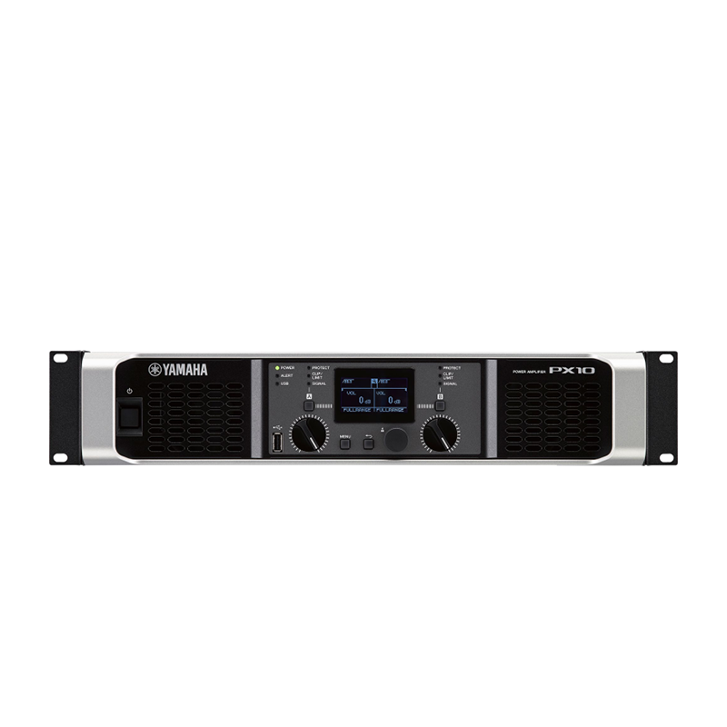 PX10 :   amplificateur de puissance 2x1000 W, classe D, filtres passe-bas et haut, écran LCD, 2 modes de configuration, traitement D-Contour, égaliseur, crossover, filtres, délai et limiteur Couleur : Noir  - YAMAHA