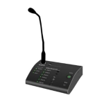 PA-6000RM microphone d'appel à distance 6 ZONE CMX