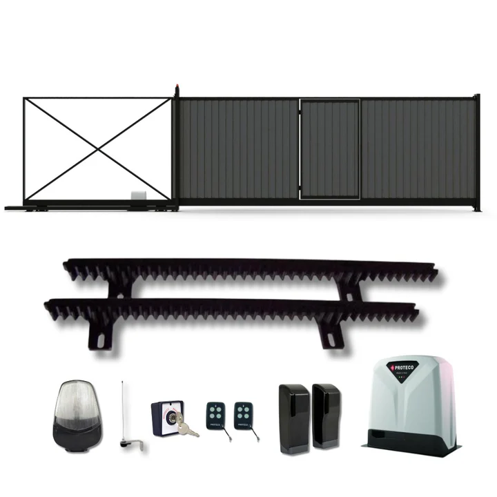 Moteur pour Portail Coulissant – Kit Motorisation Automatisme Proteco Matrix 18
