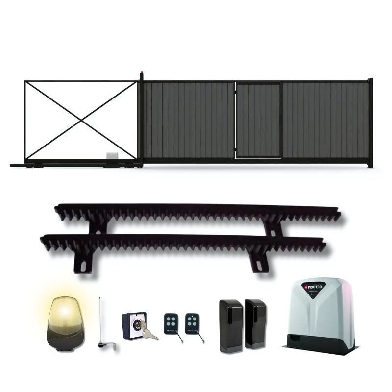 Moteur pour Portail Coulissant – Kit Motorisation Automatisme Proteco Matrix 25