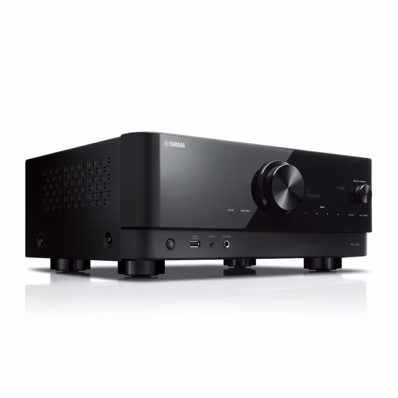 Amplificateur Home Cinema Yamaha RX-V4A - 4K/120Hz, 8K/60Hz, Dolby TrueHD, HDR10+, Compatible PS5 et Xbox Series X