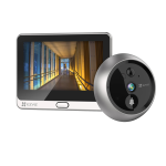 Sonnette Intelligente EZVIZ DP2C Judas Numérique 1080P avec Écran Couleur 4.3", Visiophone et Audio Bidirectionnel