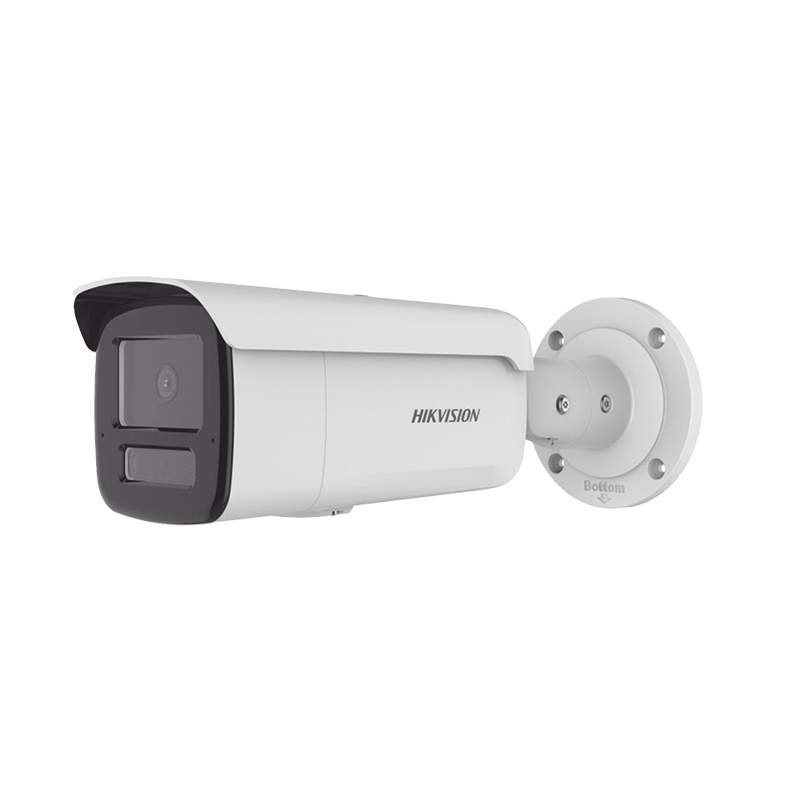 Caméra de Surveillance 6MP IP AcuSense Hikvision DS-2CD2T63G2-4LI2U - Résolution Haute Qualité, Éclairage Hybride Intelligent & Sécurité Audio