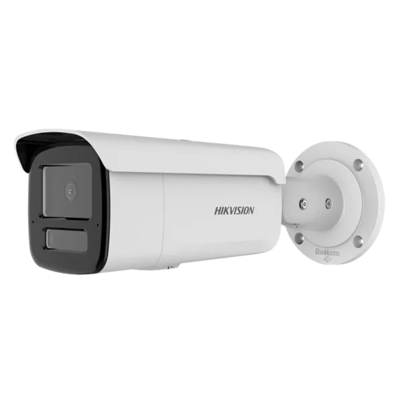 Caméra de Surveillance 4K 8MP IP AcuSense Fixe Hybrid-light Bullet IR80m – Hikvision DS-2CD2T83G2-4LI2U – Maroc