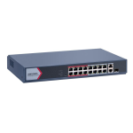DS-3E1318P-EI/M DS-3E1518P-EI : Le switch Gigabit 16 ports RJ45 PoE RJ45 intelligent Commutateur Gigabit 1 porte gigabit 1 port fibre optique gigabit Budget d'alimentation PoE total 230 W Marque Hik vision