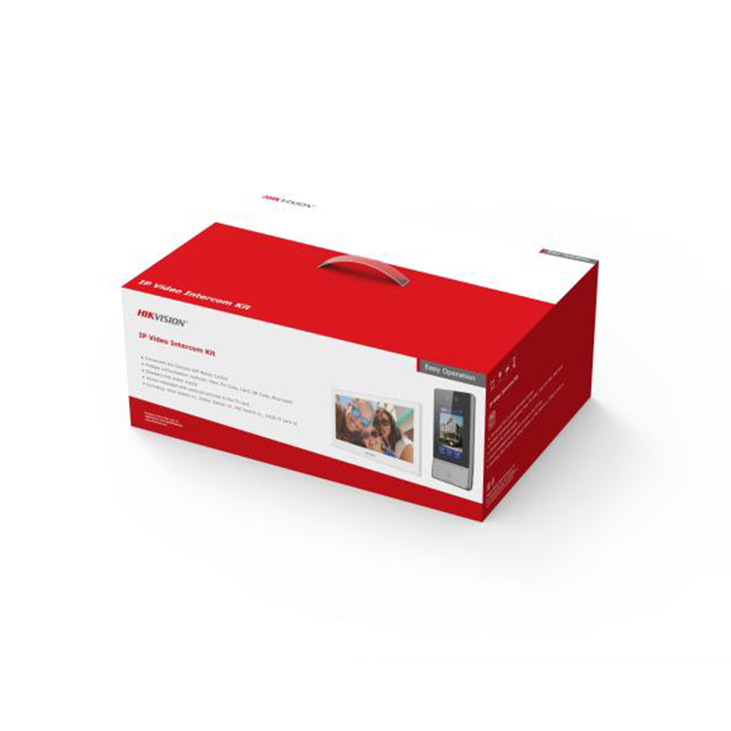 Kit Interphone IP Hikvision DS-KIS902-S avec Reconnaissance Faciale, PoE et WiFi