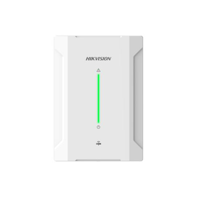 DS-PM1-RT-HWB  : Récepteur radio sans fil 433 MHz, prenant en charge jusqu'à 32 détecteurs et 8 sirènes sans fil Compatible avec tous les accessoires sans fil de la marque Hikvision