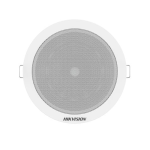 Haut-parleur de Plafond Analogique 6W Hikvision DS-QAE0206G1-V – Installation Facile et Son de Haute Qualité