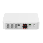 Amplificateur IP Hikvision DS-QAE1A80G1-VB 80W à 2 zones – Audio Bluetooth, USB, et RCA pour systèmes de sonorisation professionnels