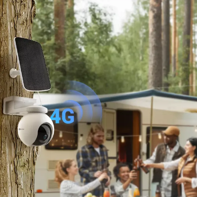 Caméra Surveillance Sans Fil 4G EZVIZ 2K - Batterie Motorisée