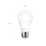 Ampoule LED Wi-Fi Connectée EZVIZ LB1  Intensité Variable, Compatible Alexa et Google Assistant