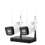 Pack Caméra de Surveillance 4MP Bullet Sans Fil Hikvision NKS424W0H - Idéale pour Surveillance Extérieure avec Wi-Fi et Vision Nocturne