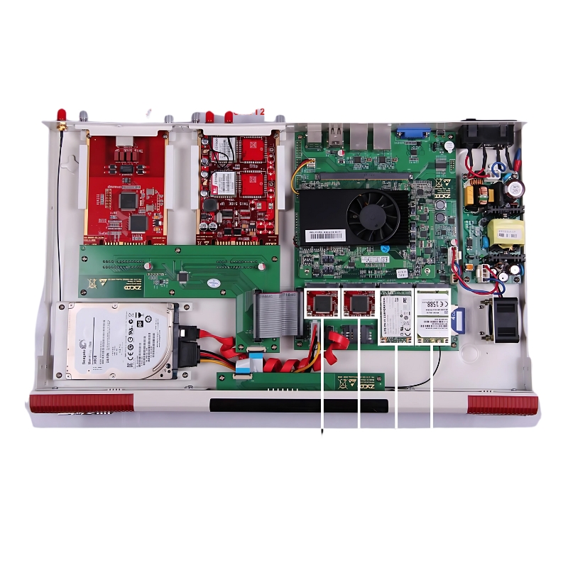 Zycoo CooVox-U100 - Système IP PBX pour Entreprises - Jusqu'à 500 Postes et 80 Appels Simultanés