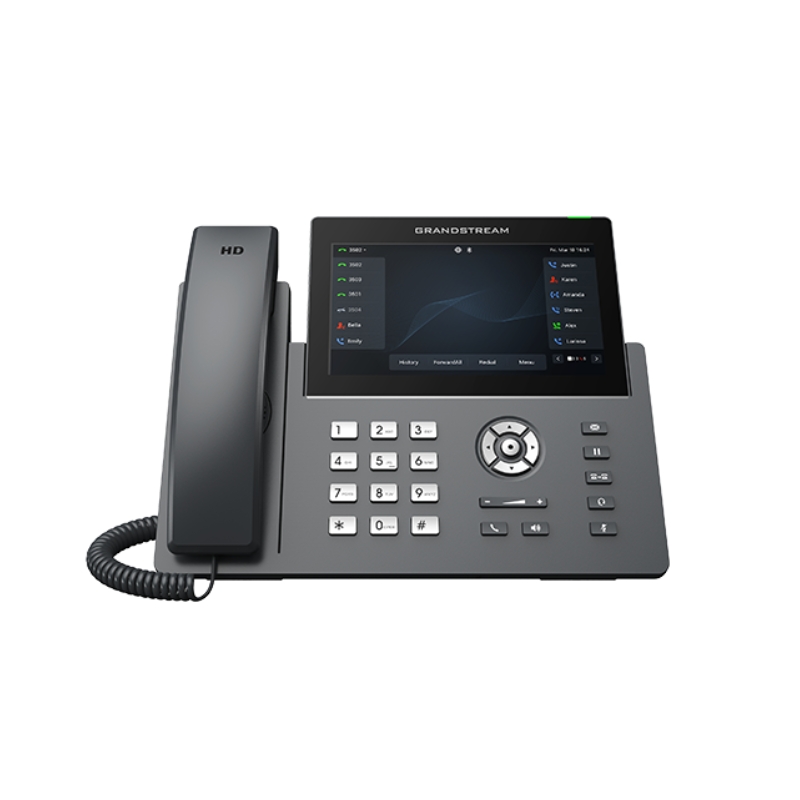 Téléphone IP Grandstream GRP2670 - 12 Lignes, 6 SIP, Écran Tactile 7″, Wi-Fi, Bluetooth - Pour Entreprises et PME