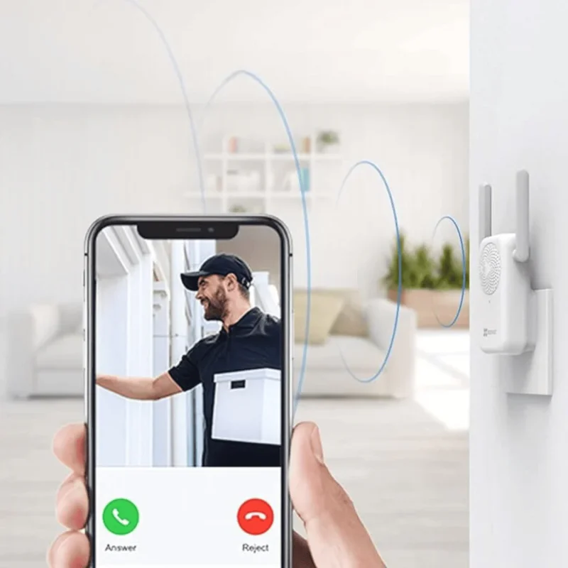 DB2C Sonnette interphones et vidéophone  HD 1080p - Kit EZVIZ Sans Fil | Sécurité et Contrôle Total