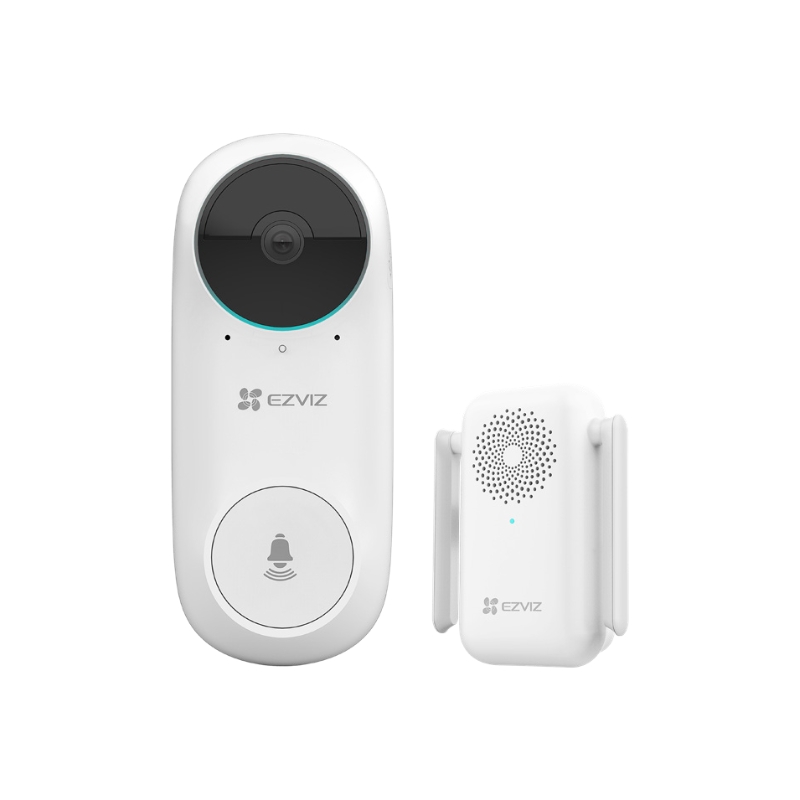 DB2C Sonnette interphones et vidéophone  HD 1080p - Kit EZVIZ Sans Fil | Sécurité et Contrôle Total