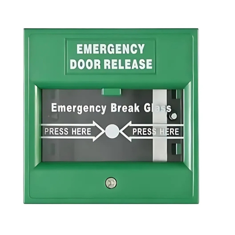DS-K7PEB /verte Bouton d’Urgence Hikvision – Bris de Glace Sécurisé