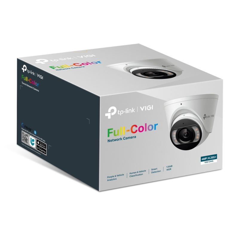 Caméra de Surveillance TP-Link VIGI C445 – 4MP, Couleur 24h, IP67
