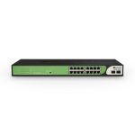 S1500-16P2S BDCOM – Switch PoE 16 Ports, 180W, SFP