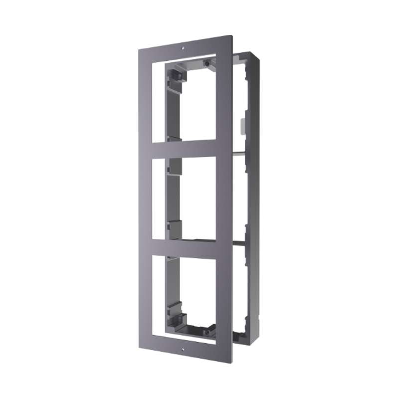 DS-KD-ACW3 Boîtier de Montage Mural 3 Emplacements pour Interphone Hikvision