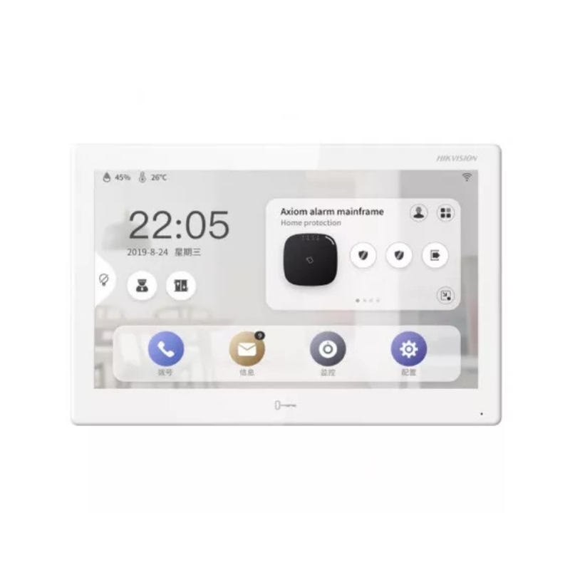DS-KH9510-WTE1 Moniteur de Contrôle Tactile Wi-Fi 10.1" Hikvision – Solution Interphone et Vidéosurveillance